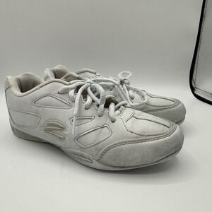 Zephz Cheer Shoes Youth size 4.5 White Toe‎ Scuffs